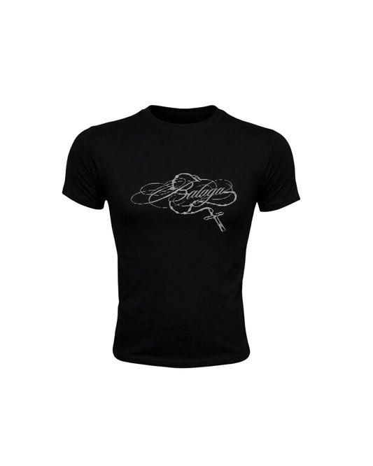 ROSARIUM BLACK T-SHIRT