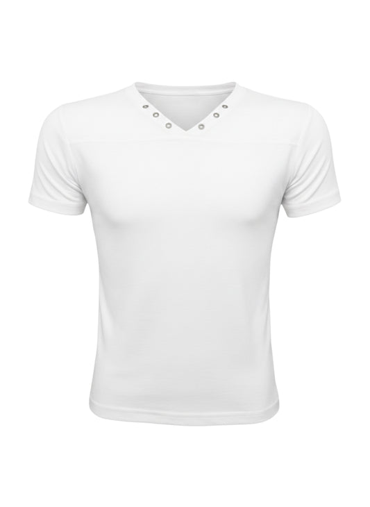 WHITE SLIM TEE