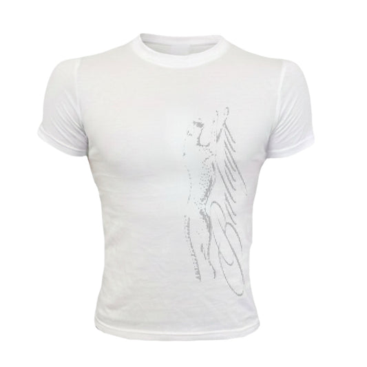 BIG CHETAAH WHITE TEE