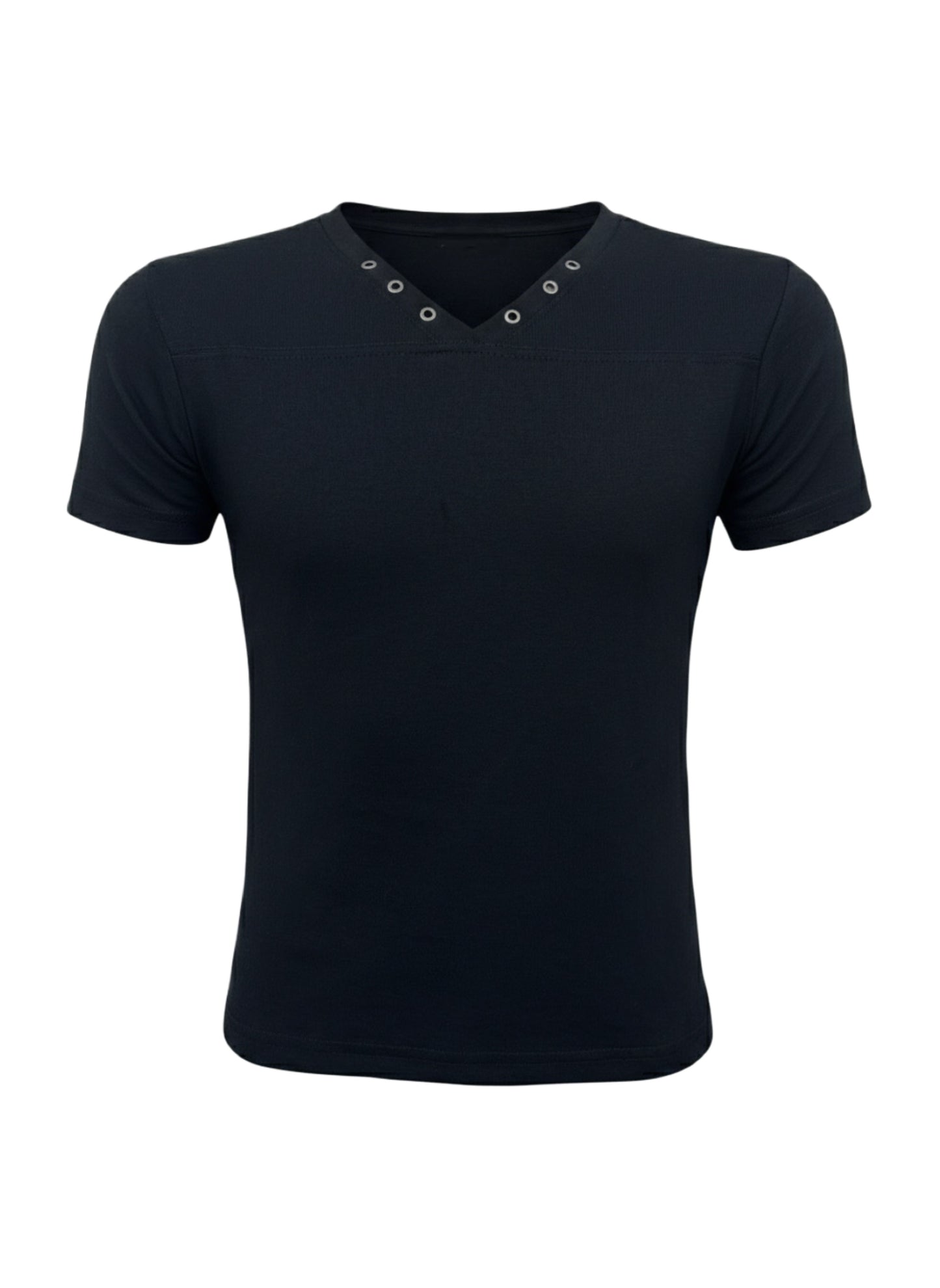 BLACK SLIM TEE