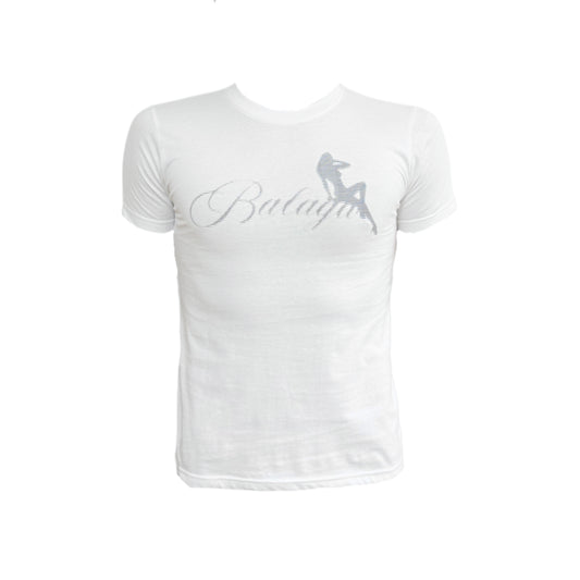 WMNCODE WHITE BBY TEE